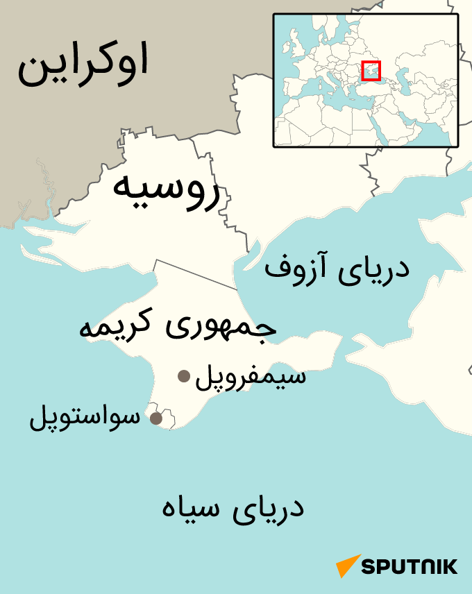 نقشه کریمه و سواستوپول - اسپوتنیک ایران  