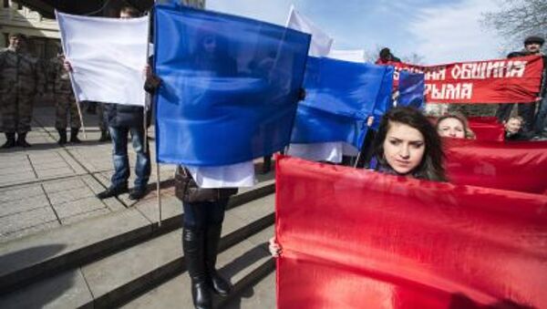 روسیه برای اولین سالگرد الحاق کریمه مراسم بزرگداشت برگزار می‌کند - اسپوتنیک ایران  