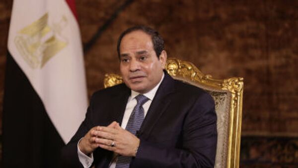 ورود رئیس جمهور مصر به شهر شرم الشیخ - اسپوتنیک ایران  