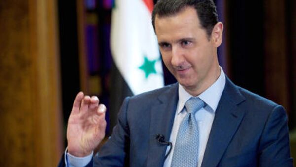 Президент Сирии Башар Асад во время интервью BBC в Дамаске - اسپوتنیک ایران  