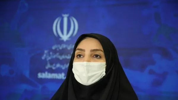 دکتر سیماسادات لاری ، سخنگوی وزارت بهداشت ایران 