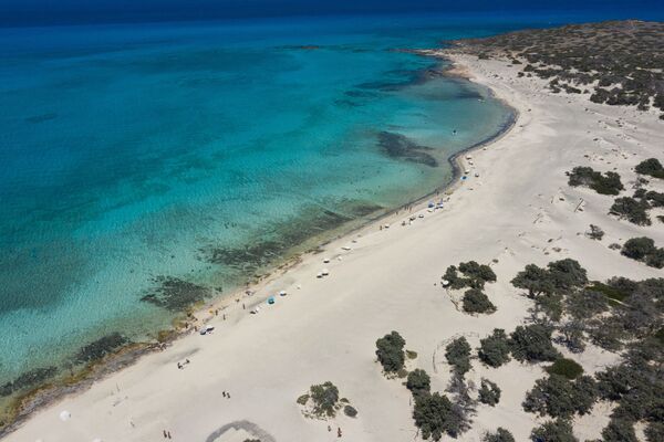ساحل جزیره یونانی هریسی - اسپوتنیک ایران  