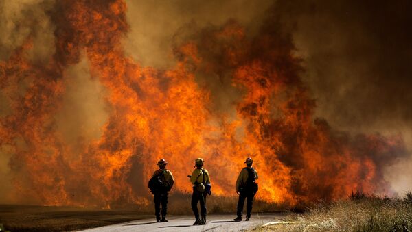 آتش سوزی مهیب و گسترده کالیفرنیا - اسپوتنیک ایران  