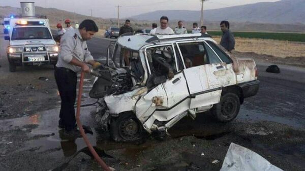 تصادف خودروی پراید - اسپوتنیک ایران  