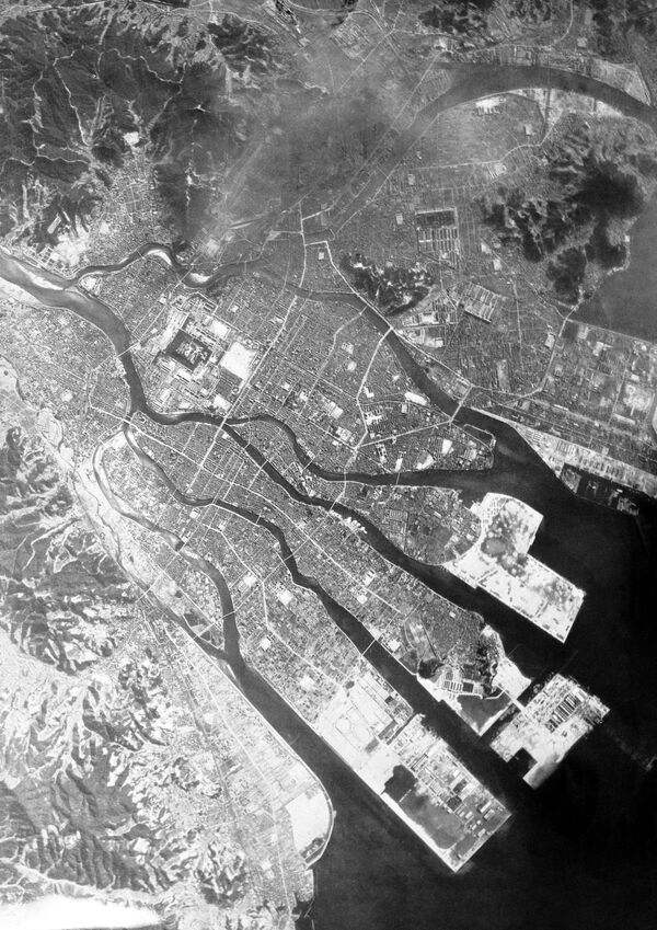 نمایی از هیروشیما قبل از بمباران، سال ۱۹۴۵ - اسپوتنیک ایران  