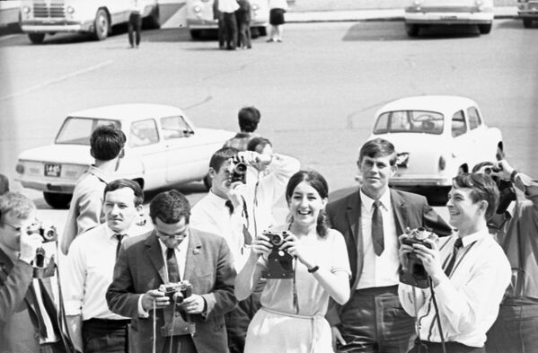 گردشگری رمانتیک شوروی و امروز
توریست‌های خارجی، سال 1969میلادی  - اسپوتنیک ایران  