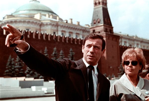 هنرپیشه های فرانسوی در دومین فستیوال بین المللی فیلم مسکو، سال ۱۹۶۳ - اسپوتنیک ایران  