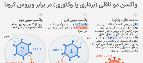 واکسن دو ناقلی  در برابر ویروس کرونا - اسپوتنیک ایران  