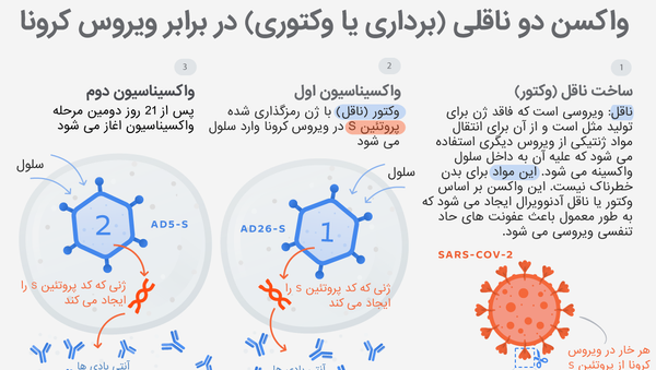 واکسن دو ناقلی  در برابر ویروس کرونا - اسپوتنیک ایران  