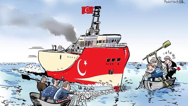 آمریکا: ترکیه باید آبهای مدیترانه را ترک کند - اسپوتنیک ایران  