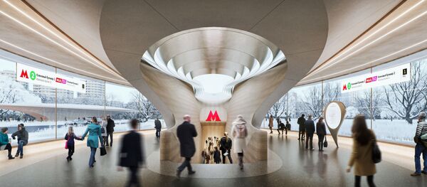 پروژه ایستگاه مترو «کلنویی بولوار» در مسکو از معمار برجسته زها حدید پروژه ایستگاه مترو «کلنویی بولوار» در مسکو از معمار برجسته زها حدید - اسپوتنیک ایران