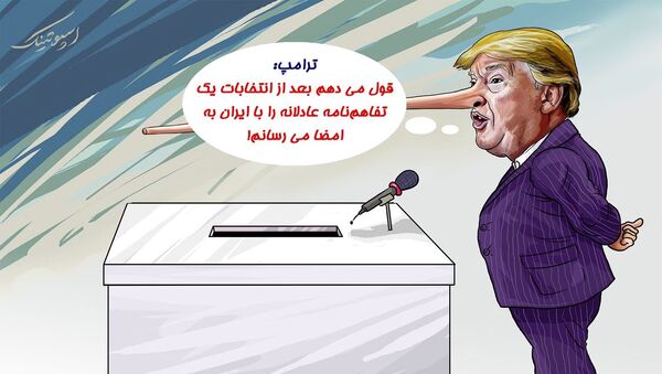 ترامپ پس از انتخابات آمریکا به ایران وعده معامله عادلانه می دهد - اسپوتنیک ایران  