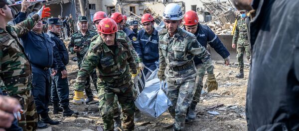 تعداد قربانیان حمله موشکی به شهر گنجه آذربایجان به 12 نفر رسید - اسپوتنیک ایران  