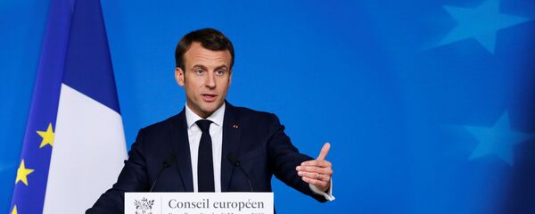 رئیس جمهور فرانسه امانوئل مکرون - اسپوتنیک ایران  