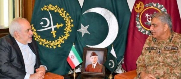 بحث در مورد بازگشایی گذرراه های مرزی در دیدار ظریف با فرمانده ارتش پاکستان - اسپوتنیک ایران  