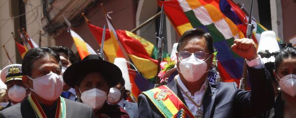 رئیس جمهور جدید بولیوی خواهان از سرگیری روابط کشور خود با ایران و ونزوئلا است رئیس جمهور جدید بولیوی خواهان از سرگیری روابط کشور خود با ایران و ونزوئلا است - اسپوتنیک ایران