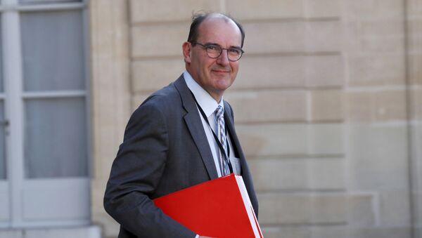 French government deconfinement coordinator Jean Castex leaves after a videoconference with the French President and French mayors at the Elysee Palace in Paris after the country began a gradual end to the nationwide lockdown following the coronavirus disease (COVID-19) outbreak in France, Tuesday May 19, 2020 - اسپوتنیک ایران  