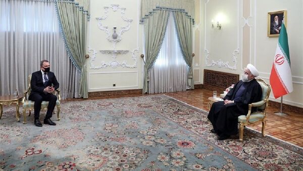 روحانی: باید از مرزهای ایران و آذربایجان برای توسعه همکاری‌ها استفاده کنیم - اسپوتنیک ایران  