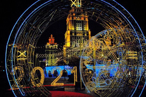 تزئینات شهر مسکو در آستانه سال نو - اسپوتنیک ایران  