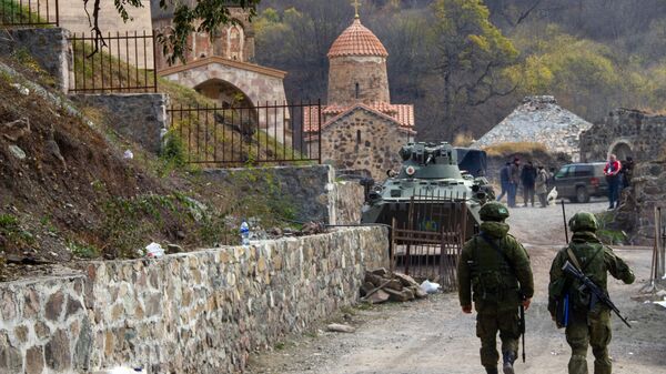 واکنش روسیه به بیانیه نخست وزیر ارمنستان درباره محاصره نیروهای حافظ صلح  - اسپوتنیک ایران  