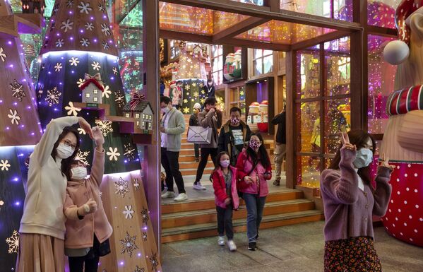 تزیینات عید میلاد و سال نو در هنگ کنگ - اسپوتنیک ایران  