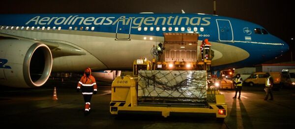 ارسال اولین هواپیما با بار واکسن «اسپوتنیک وی» به آرژانتین
ارسال اولین هواپیما با بار واکسن «اسپوتنیک وی» به آرژانتین
- اسپوتنیک ایران