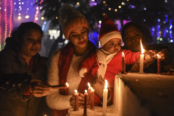 مراسم کریسمس در هند - اسپوتنیک ایران  