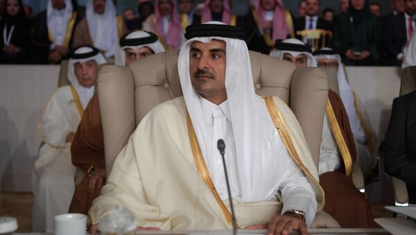 استقبال گرم بن سلمان از امیر قطر - اسپوتنیک ایران  