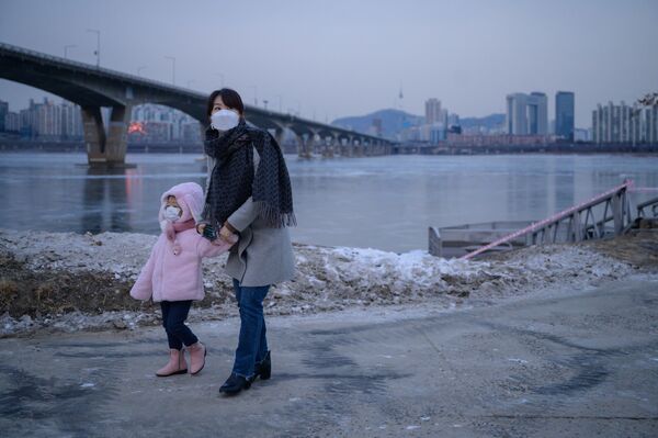 رودخانه هان کره جنوبی یخ زد 
سئول  - اسپوتنیک ایران  