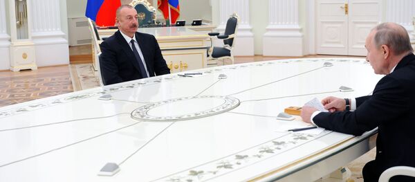 پوتین: در نتیجه دیدار با پاشینیان و علیاف بیانیه مشترکی درباره توسعه قره باغ امضاء شد پوتین: در نتیجه دیدار با پاشینیان و علیاف بیانیه مشترکی درباره توسعه قره باغ امضاء شد - اسپوتنیک ایران