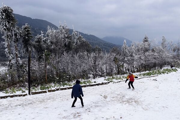 شادی برف در ویتنام   - اسپوتنیک ایران  