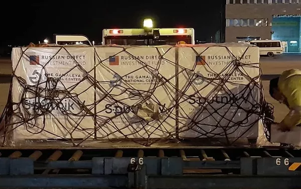 ارسال دومين محموله واكسن روسيه اسپوتنيك وي به ايران ارسال دومين محموله واكسن روسيه اسپوتنيك وي به ايران - اسپوتنیک ایران