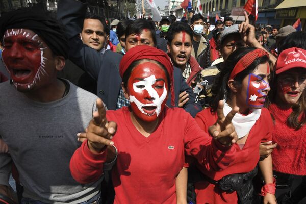 رویدادهای هفته به روایت تصویر
هواداران حزب کمونیست نپال - اسپوتنیک ایران  