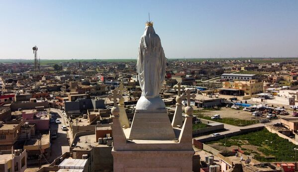 تهیه مقدمات نخستین سفر پاپ به عراق
کلیسا در نینوای عراق - اسپوتنیک ایران  