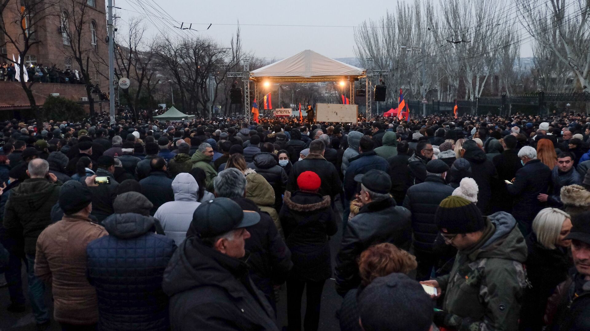تجمع مخالفان پاشینیان در ارمنستان  - اسپوتنیک ایران  , 1920, 09.05.2024