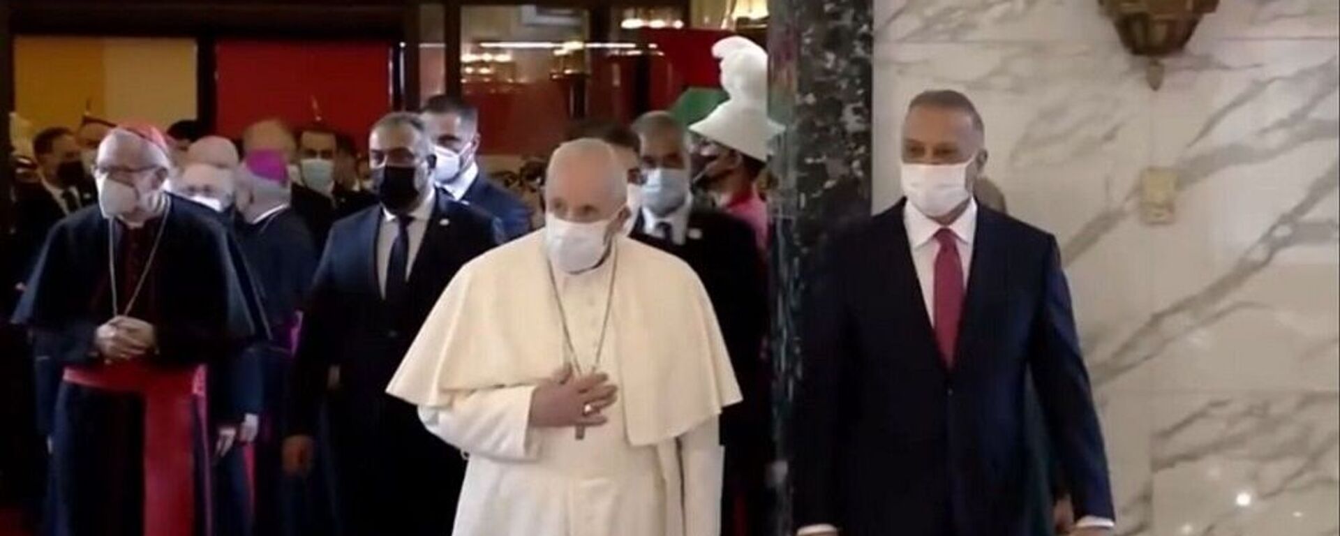 پاپ فرانسیس، رهبر کاتولیک های جهان وارد بغداد شد   - اسپوتنیک ایران  , 1920, 05.03.2021