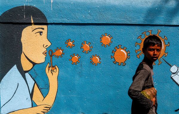 گرافیتی در بمبئی هند - اسپوتنیک ایران  