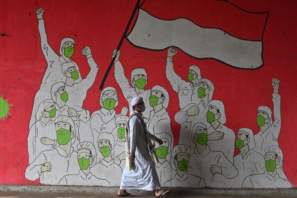 گرافیتی در جاکارتا - اسپوتنیک ایران  