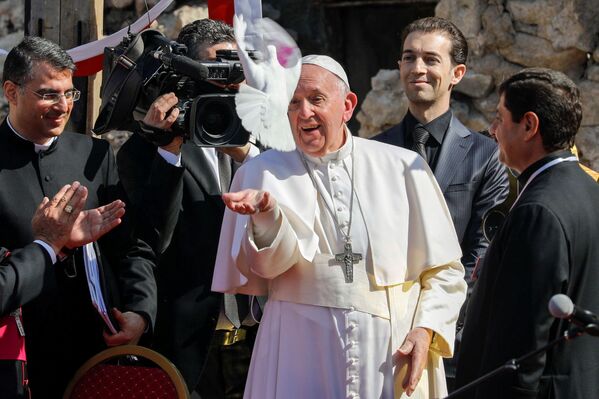  سفر پاپ فرانسیس، رهبر کلیسای کاتولیک به عراق - اسپوتنیک ایران  