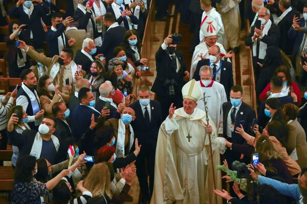 سفر پاپ فرانسیس، رهبر کلیسای کاتولیک به عراق
بغداد - اسپوتنیک ایران  
