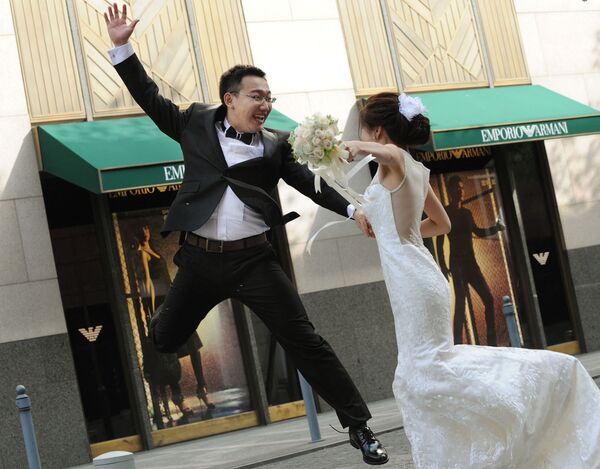 عروس و داماد در شانگهای - اسپوتنیک ایران  