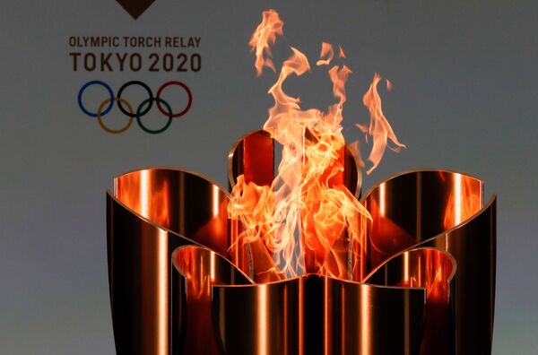 مراسم ۱۲۱ روزه انتقال مشعل المپیک توکیو - اسپوتنیک ایران  