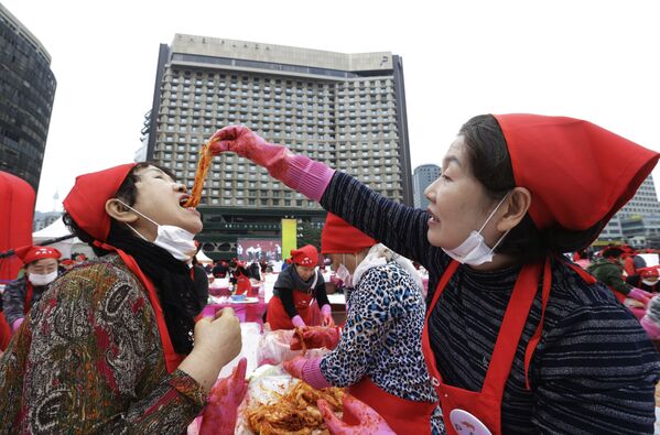 جشنواره کیمچی در سئول، کره جنوبی - اسپوتنیک ایران  