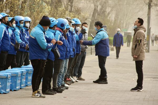 طوفان شن در چین - اسپوتنیک ایران  