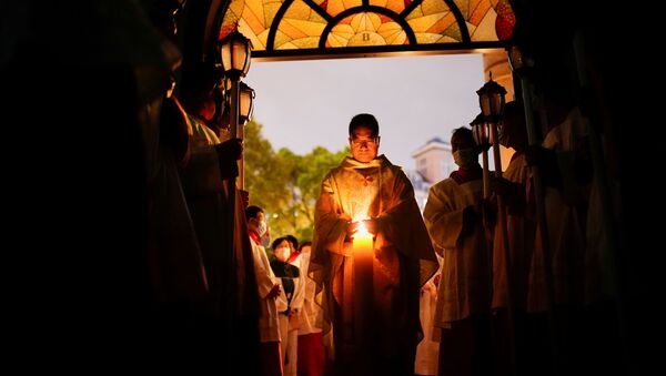 کاتولیک ها عید پاک را برگزار کردند
شانگهای - اسپوتنیک ایران  