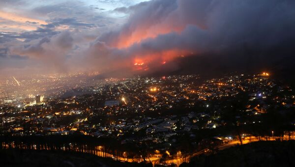 آتش سوزی مهیب در آفریقای جنوبی - اسپوتنیک ایران  