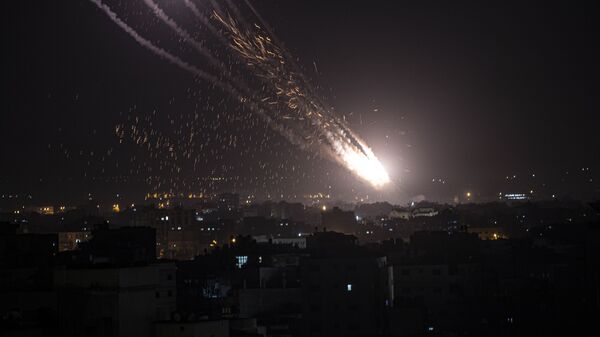 Запуск ракет по Израилю в Газе  - اسپوتنیک ایران  