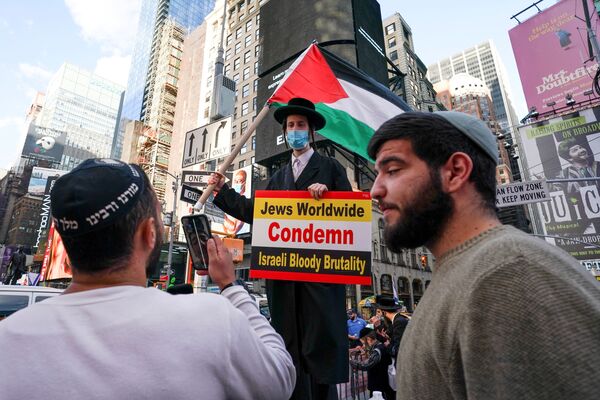 تظاهرات یهودیان اولترا ارتدوکس در نیویورک به طرفداری از فلسطین - اسپوتنیک ایران  