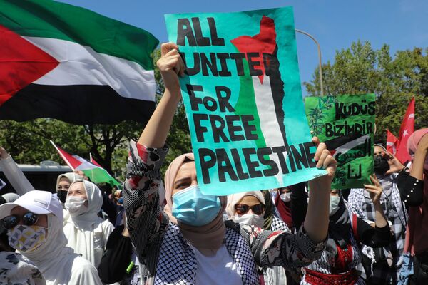 تظاهرات در کشورهای دنیا به طرفداری از فلسطین
ترکیه - اسپوتنیک ایران  