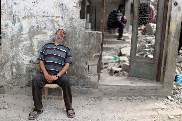 مردم غزه پس از اعلام آتش بس - اسپوتنیک ایران  